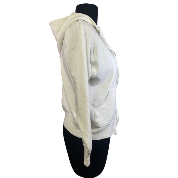 Nieuw Amsterdam Cruise Ship White Sz Small Full Zip Hoodie- missing string - Picture 5 of 5